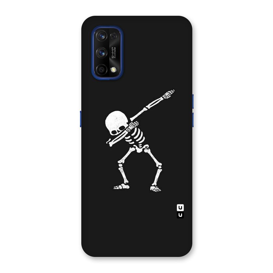Skeleton Dab White Back Case for Realme 7 Pro