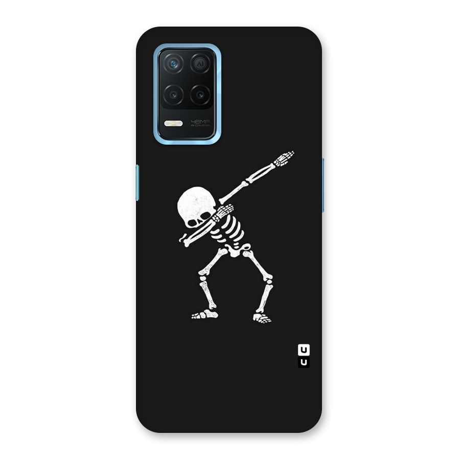 Skeleton Dab White Back Case for Realme 8 5G