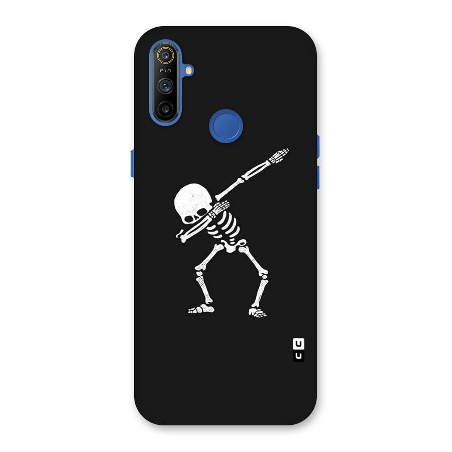 Skeleton Dab White Back Case for Realme Narzo 10A