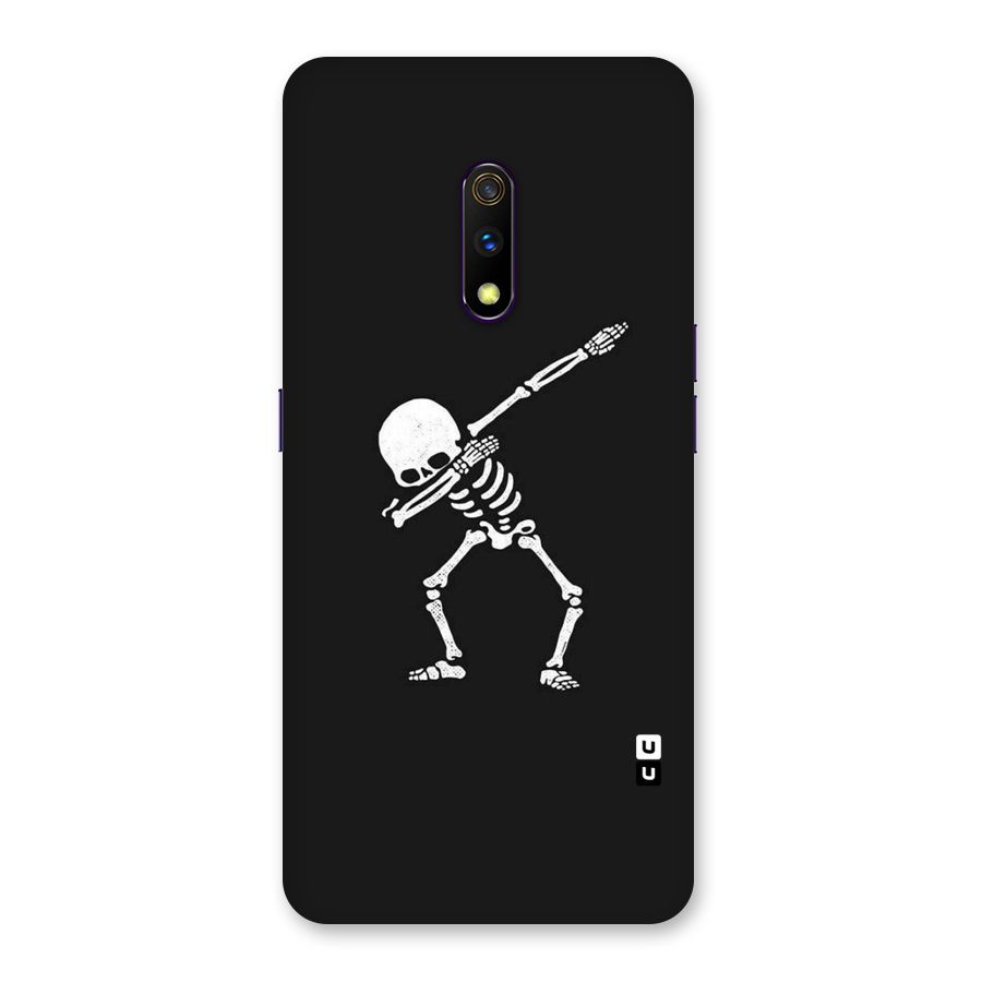 Skeleton Dab White Back Case for Realme X