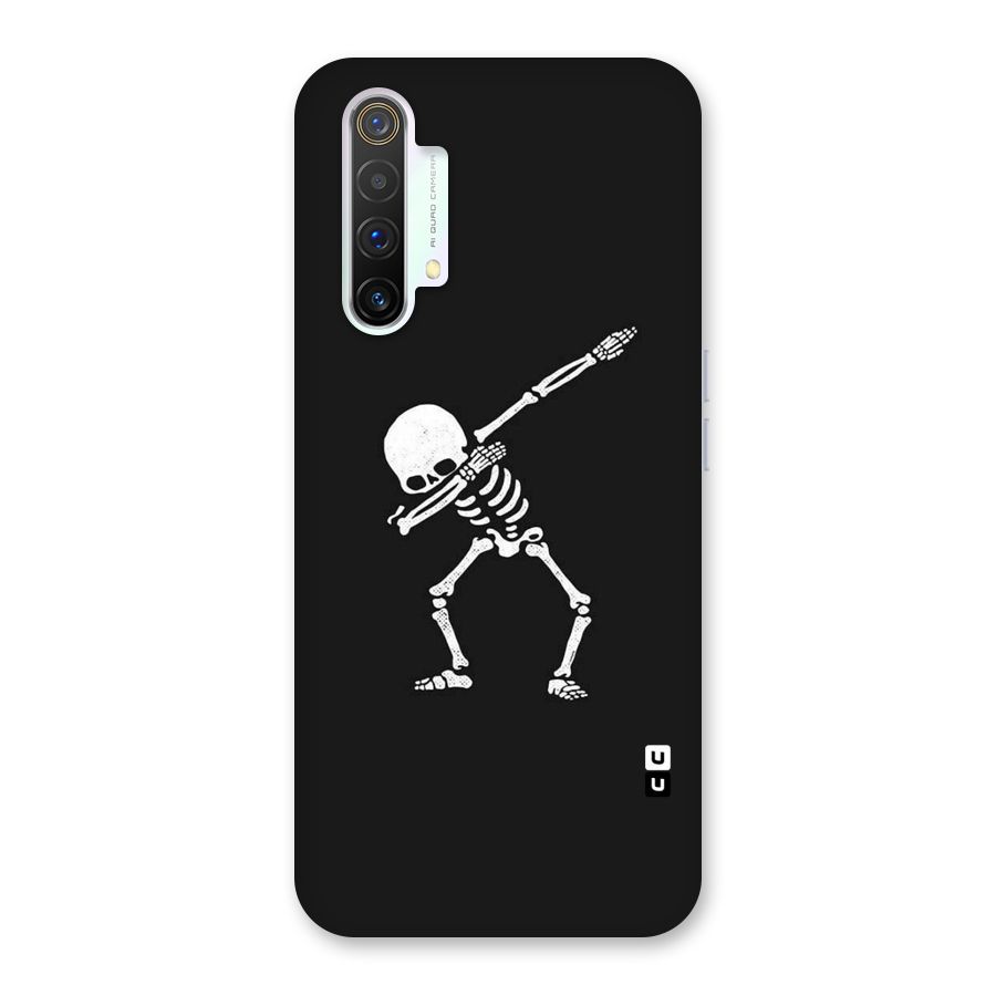 Skeleton Dab White Back Case for Realme X3