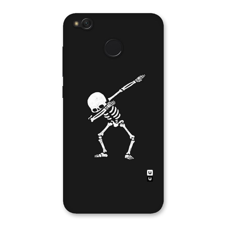 Skeleton Dab White Back Case for Redmi 4