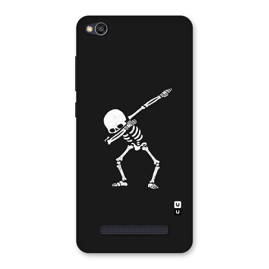 Skeleton Dab White Back Case for Redmi 4A