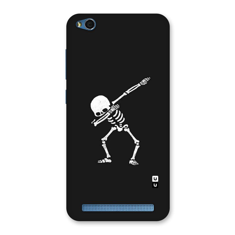 Skeleton Dab White Back Case for Redmi 5A