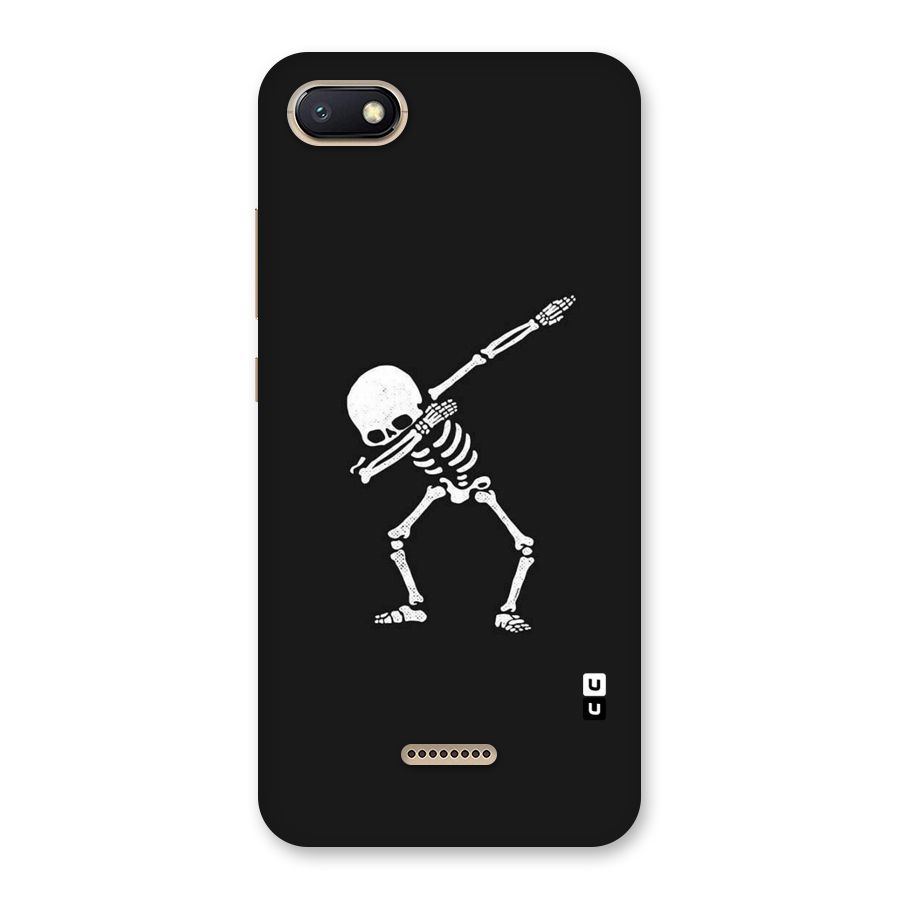 Skeleton Dab White Back Case for Redmi 6A