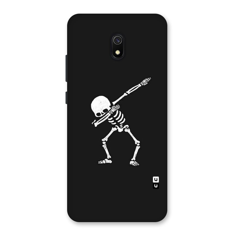 Skeleton Dab White Back Case for Redmi 8A