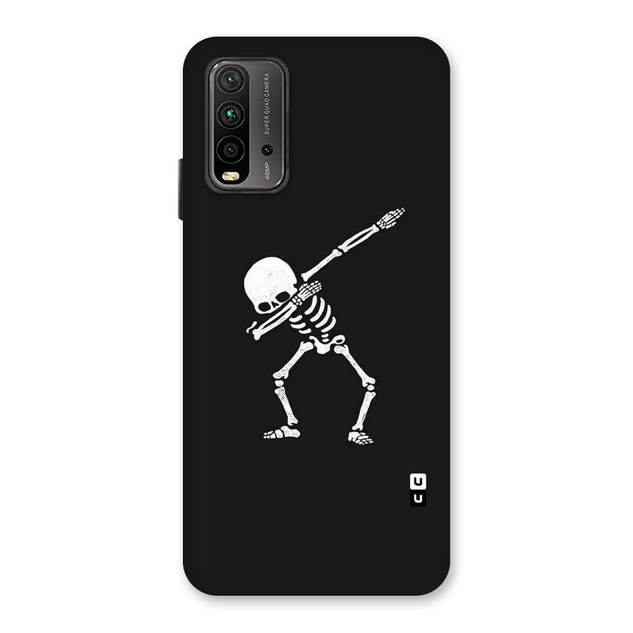 Skeleton Dab White Back Case for Redmi 9 Power