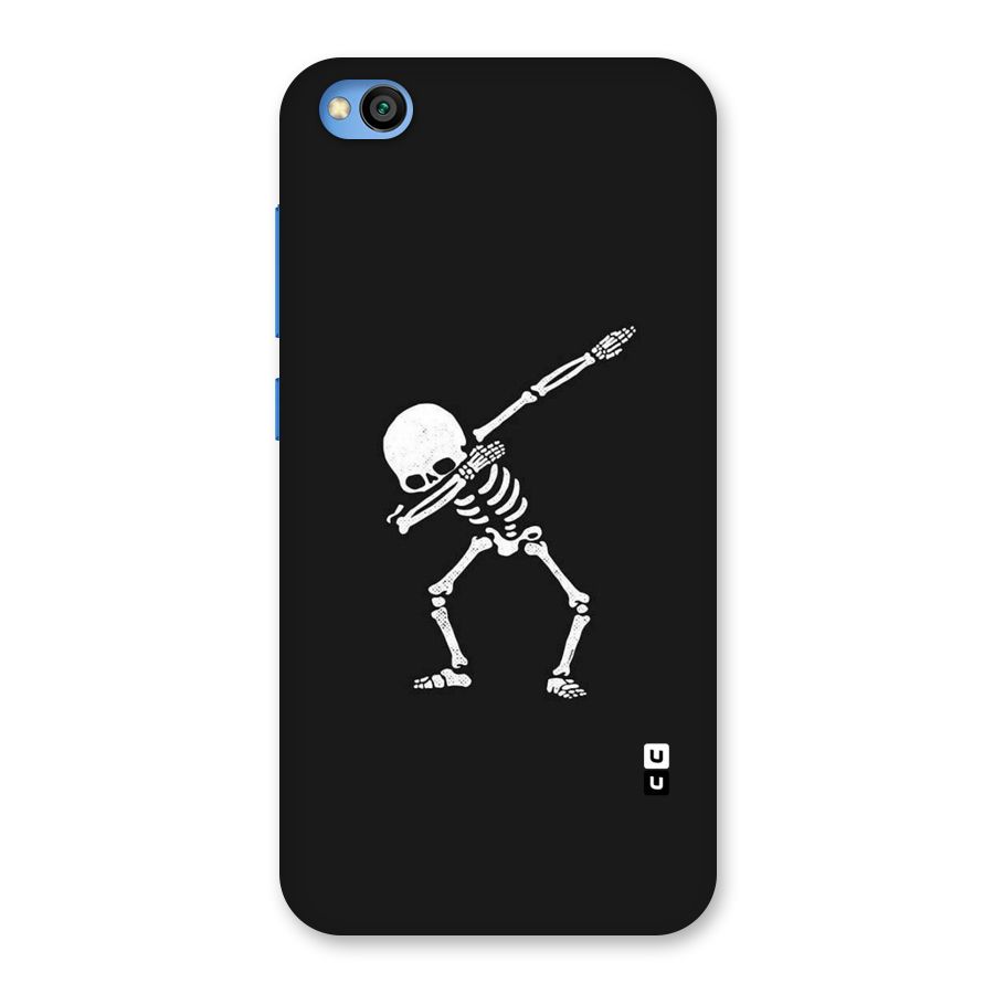 Skeleton Dab White Back Case for Redmi Go