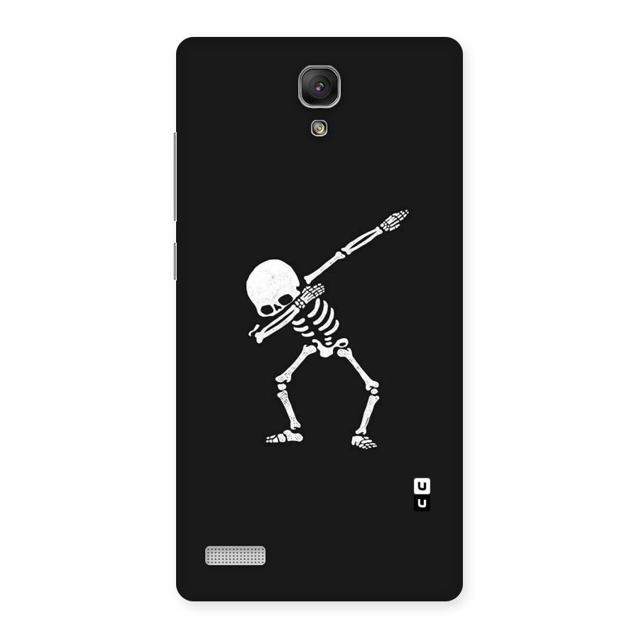 Skeleton Dab White Back Case for Redmi Note