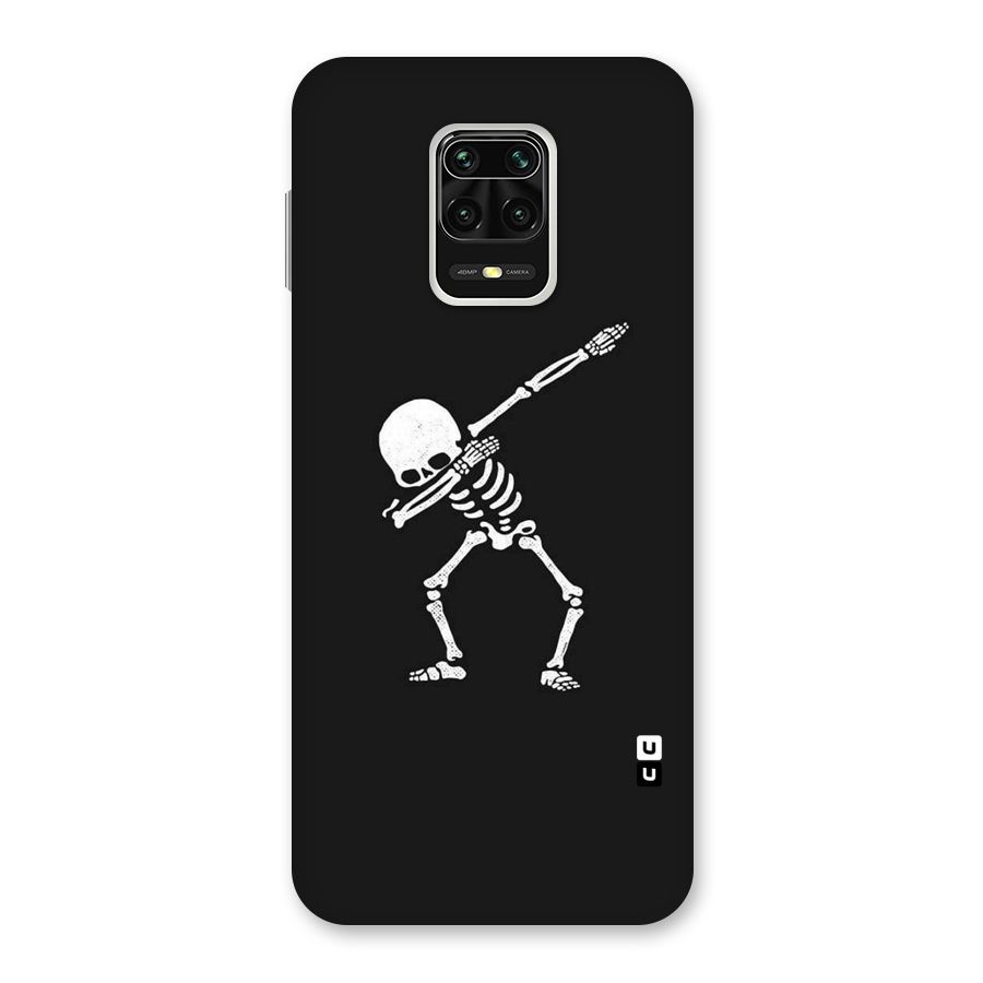 Skeleton Dab White Back Case for Redmi Note 9 Pro