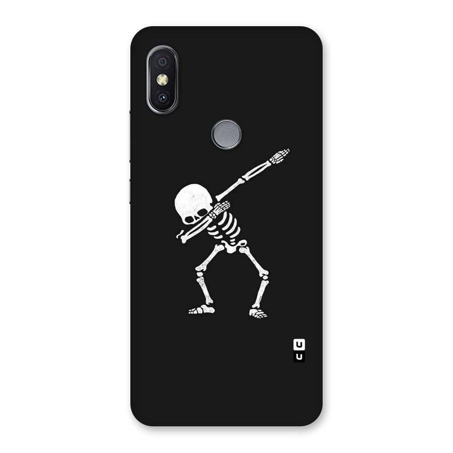 Skeleton Dab White Back Case for Redmi Y2