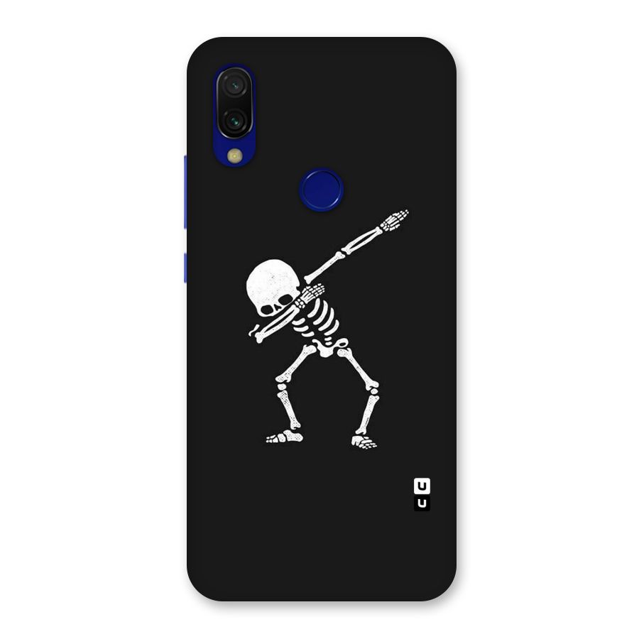 Skeleton Dab White Back Case for Redmi Y3