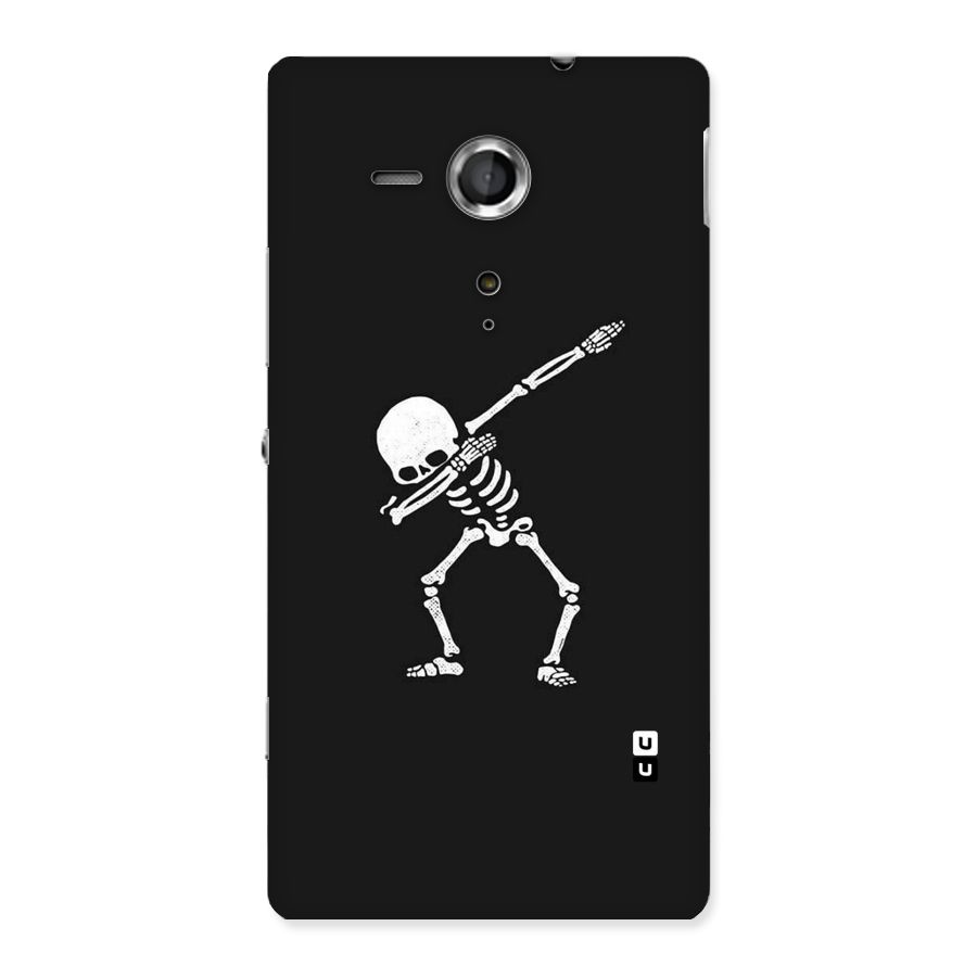 Skeleton Dab White Back Case for Sony Xperia SP