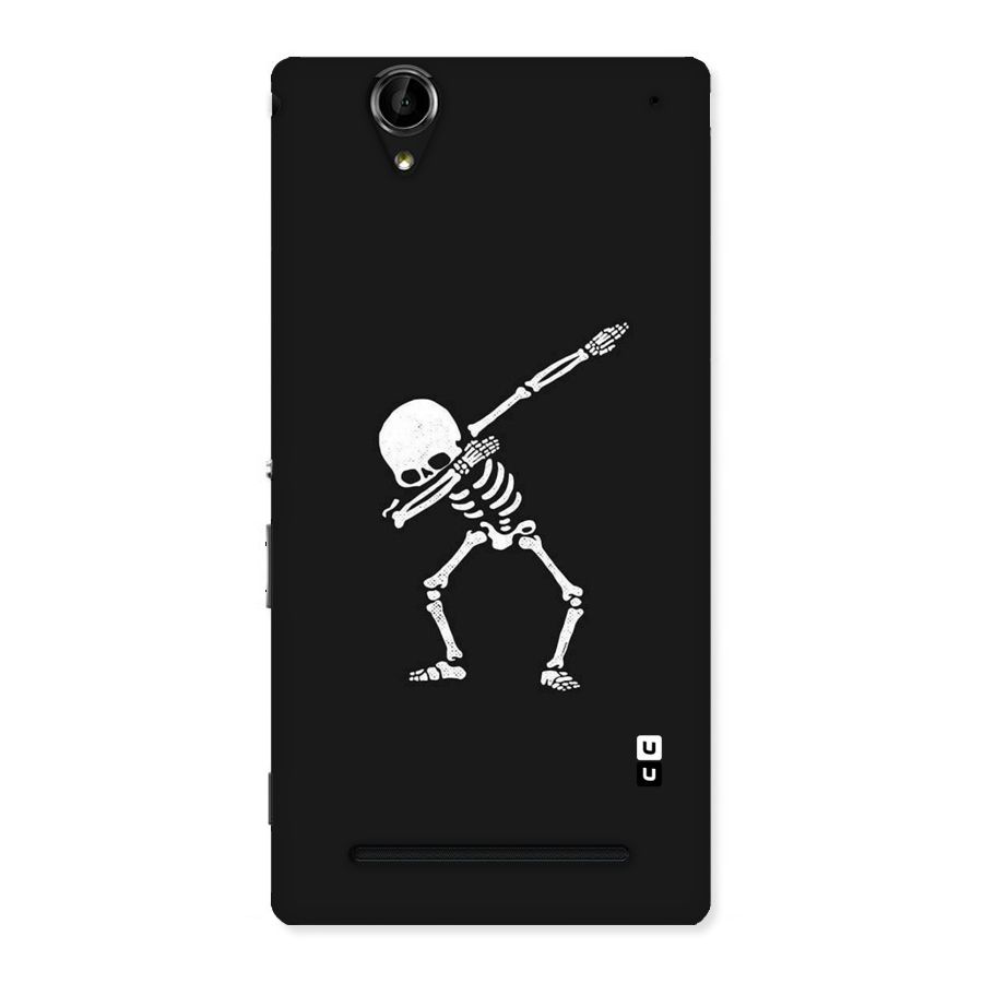 Skeleton Dab White Back Case for Sony Xperia T2
