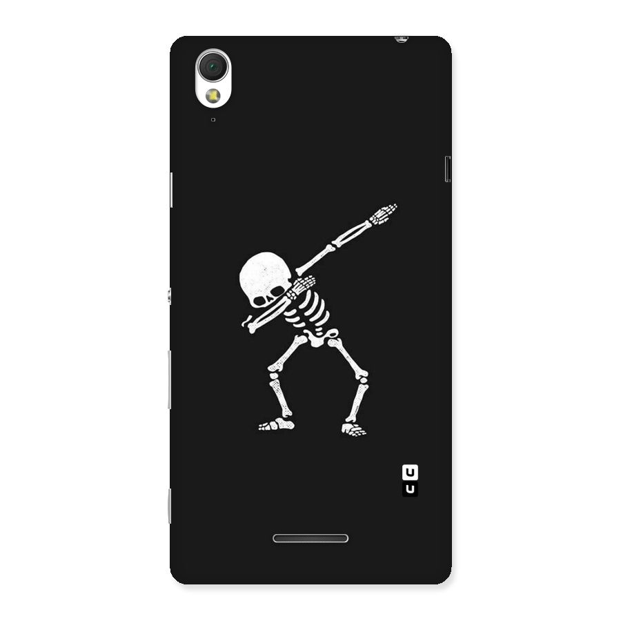 Skeleton Dab White Back Case for Sony Xperia T3