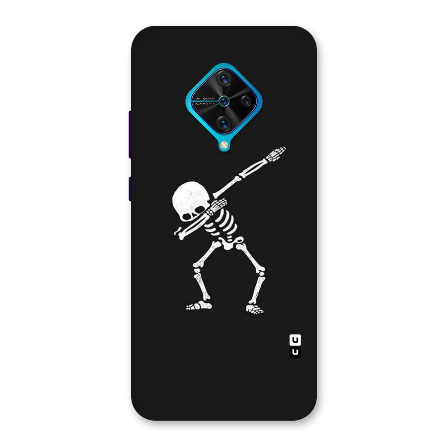 Skeleton Dab White Back Case for Vivo S1 Pro