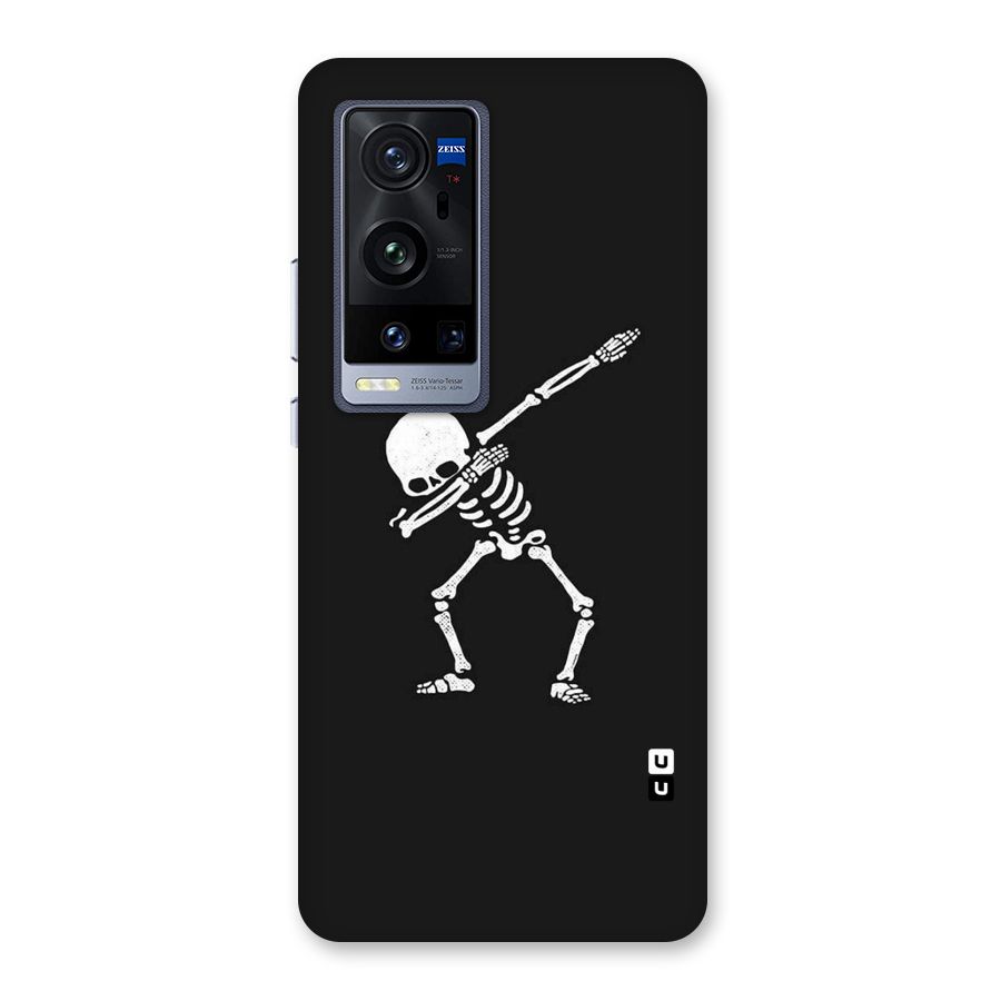 Skeleton Dab White Back Case for Vivo X60 Pro Plus