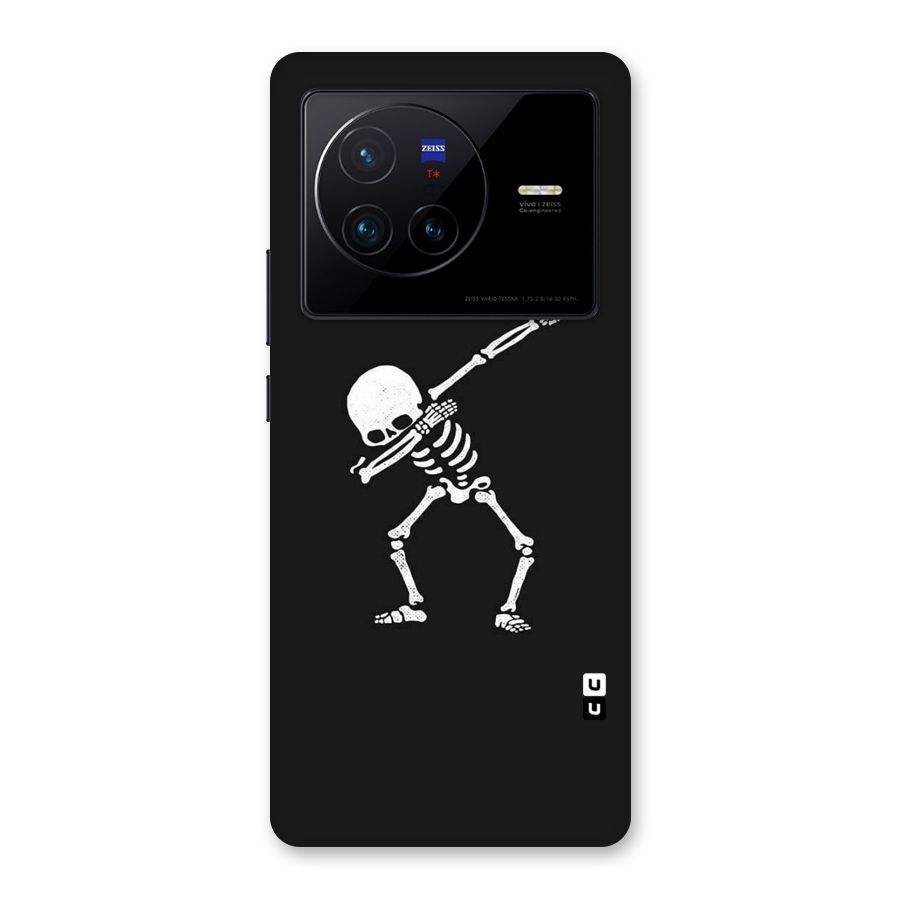 Skeleton Dab White Back Case for Vivo X80