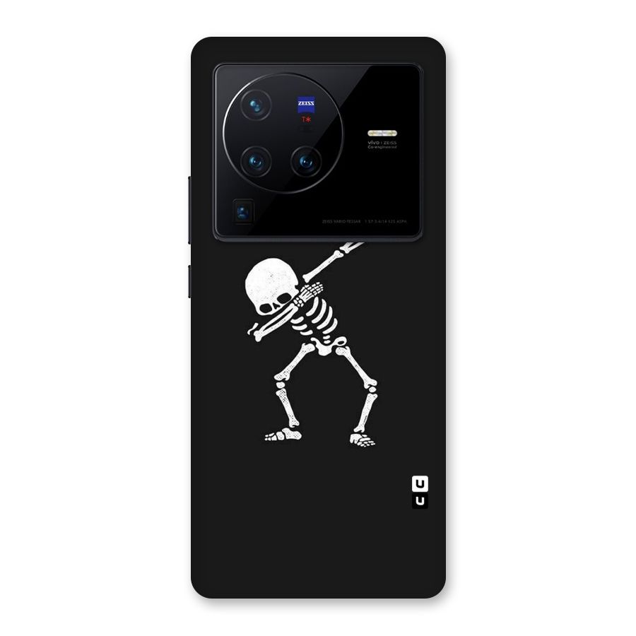 Skeleton Dab White Back Case for Vivo X80 Pro