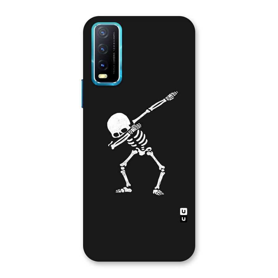 Skeleton Dab White Back Case for Vivo Y20G