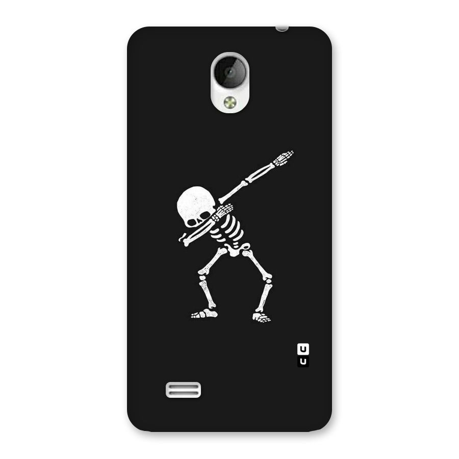 Skeleton Dab White Back Case for Vivo Y21