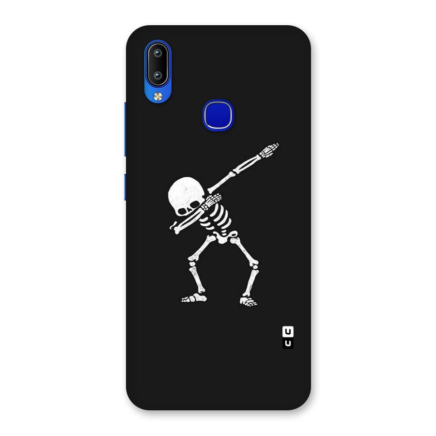 Skeleton Dab White Back Case for Vivo Y91