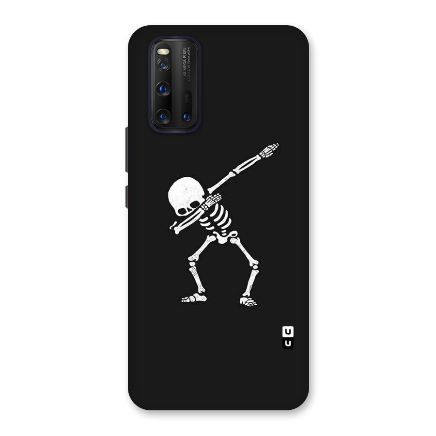 Skeleton Dab White Back Case for Vivo iQOO 3