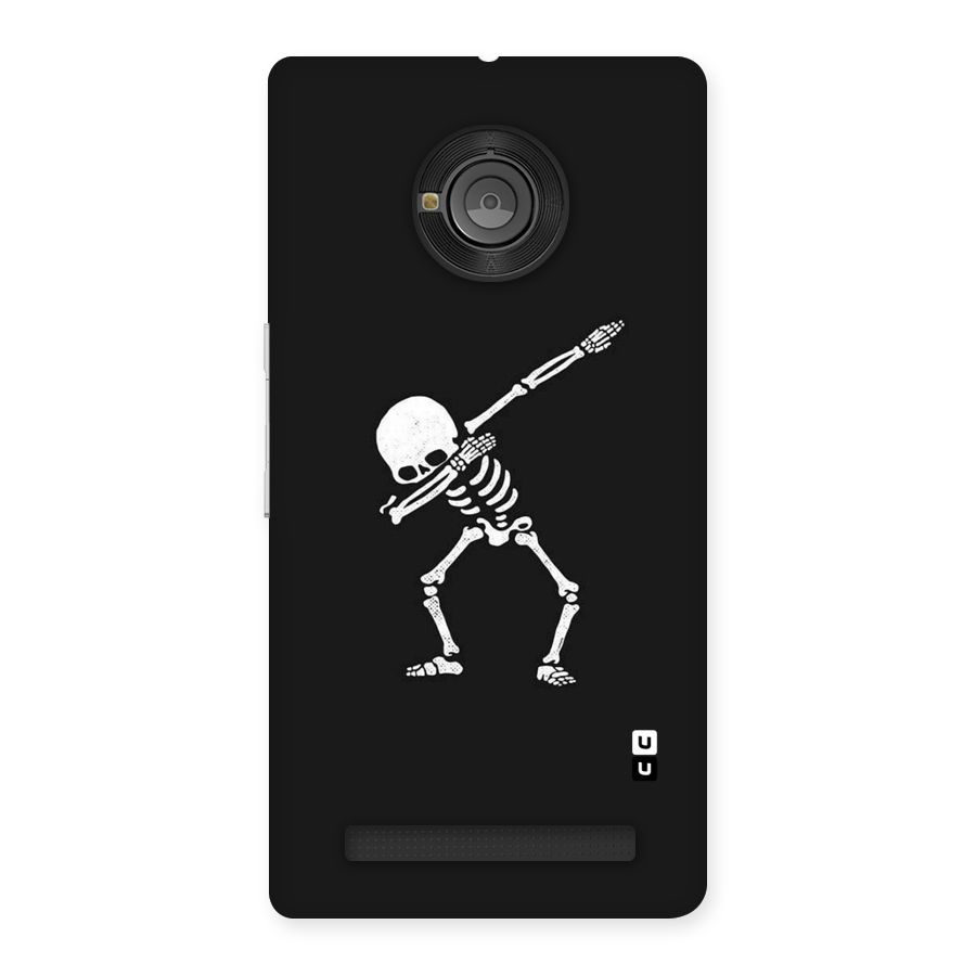 Skeleton Dab White Back Case for Yu Yuphoria