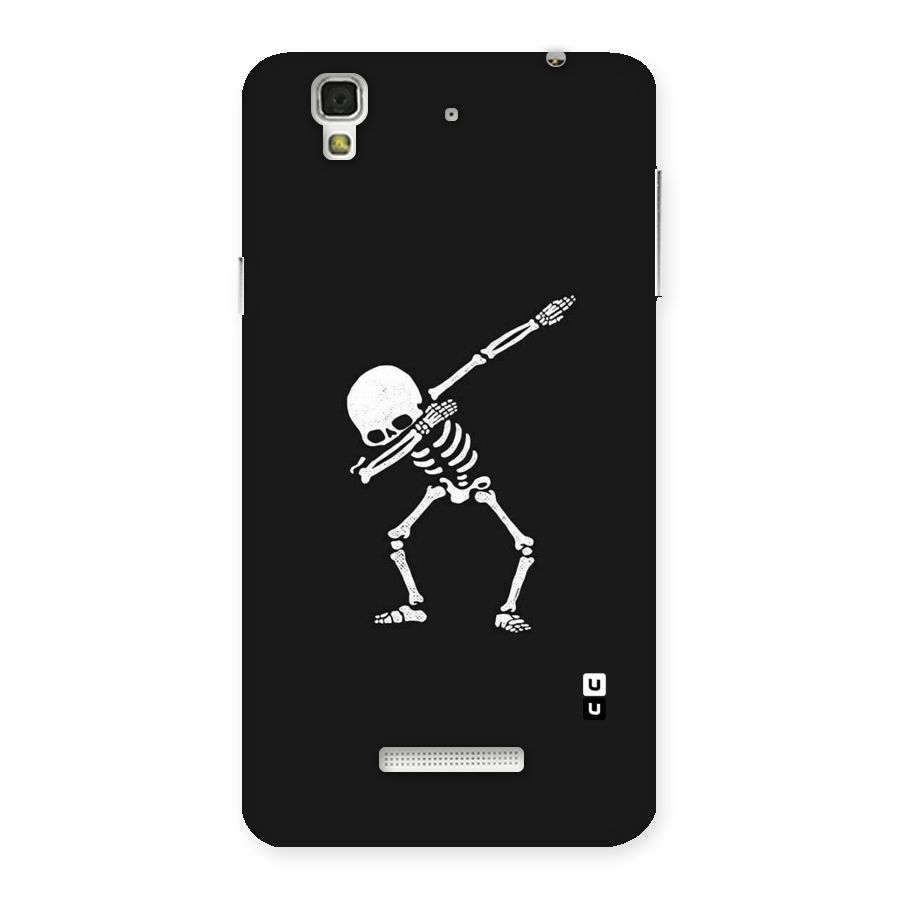 Skeleton Dab White Back Case for Yu Yureka