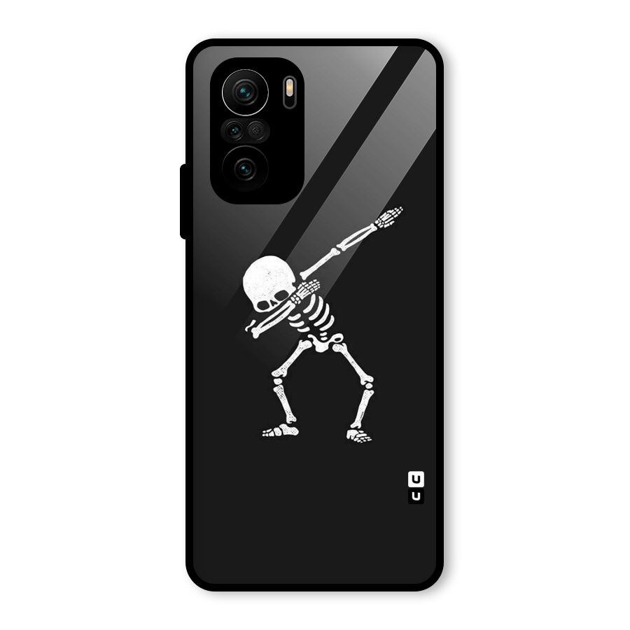 Skeleton Dab White Glass Back Case for Mi 11X Pro