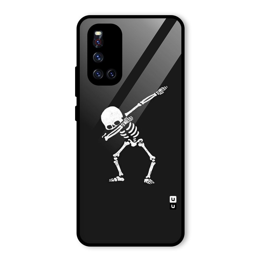 Skeleton Dab White Glass Back Case for Vivo V19