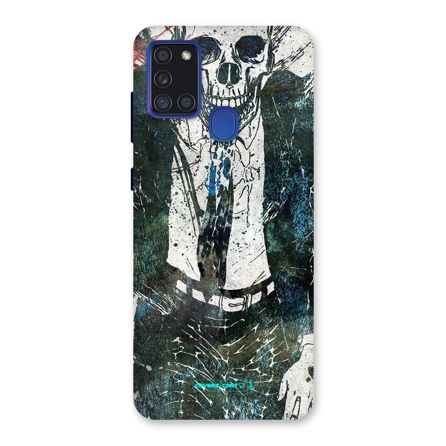 Skeleton in a Suit Back Case for Galaxy A21s