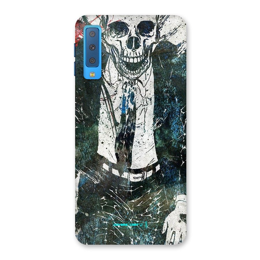 Skeleton in a Suit Back Case for Galaxy A7 (2018)