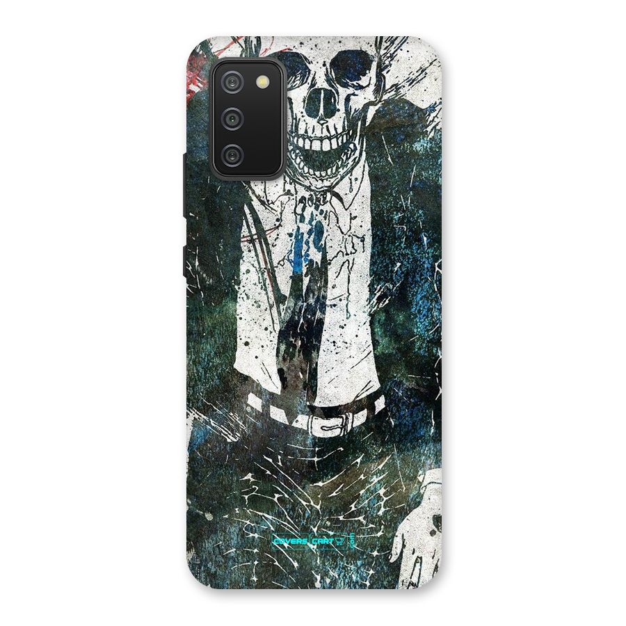 Skeleton in a Suit Back Case for Galaxy M02s
