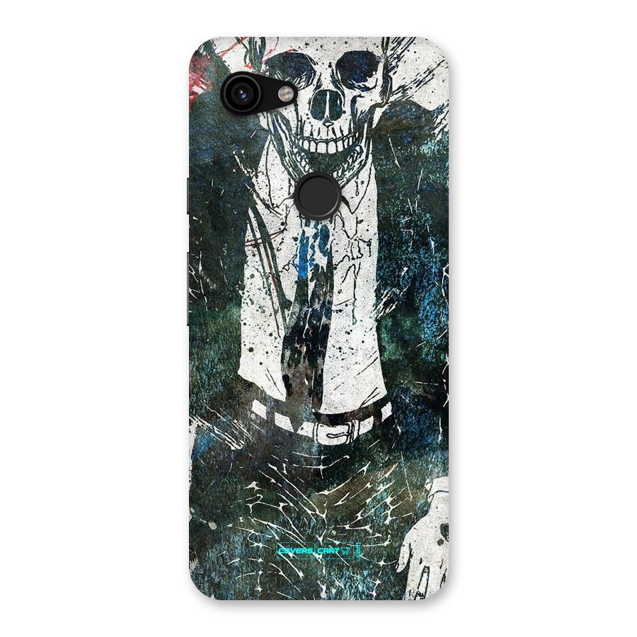 Skeleton in a Suit Back Case for Google Pixel 3a
