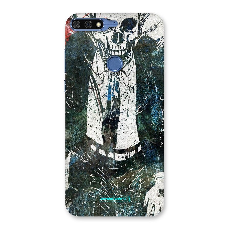 Skeleton in a Suit Back Case for Honor 7C