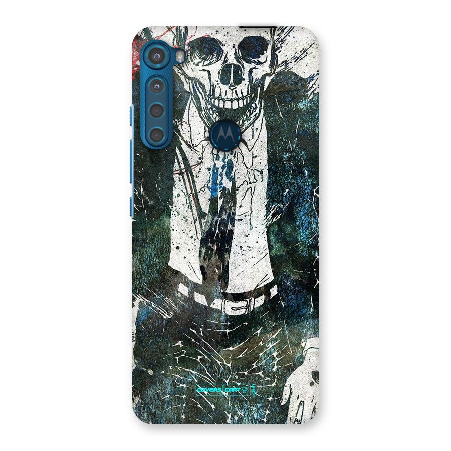 Skeleton in a Suit Back Case for Motorola One Fusion Plus