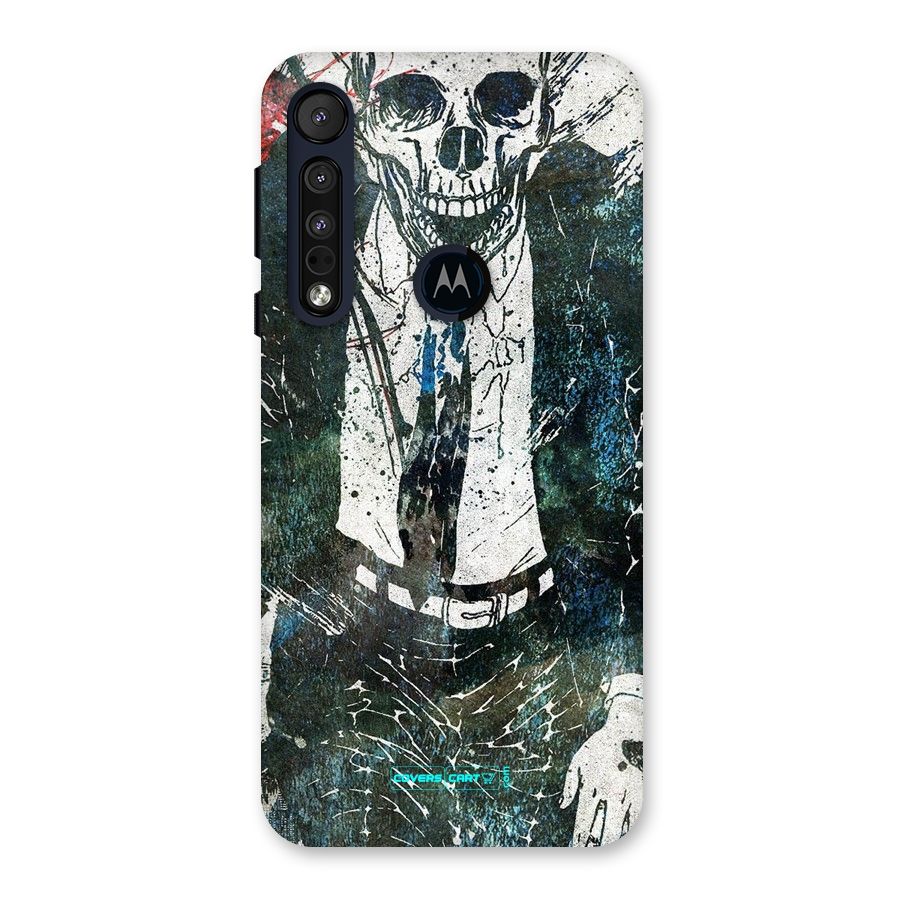 Skeleton in a Suit Back Case for Motorola One Macro
