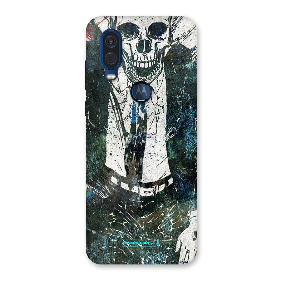 Skeleton in a Suit Back Case for Motorola One Vision