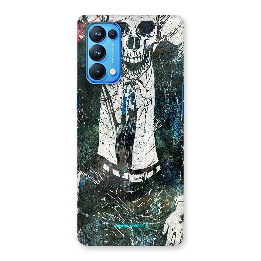 Skeleton in a Suit Back Case for Oppo Reno5 Pro 5G