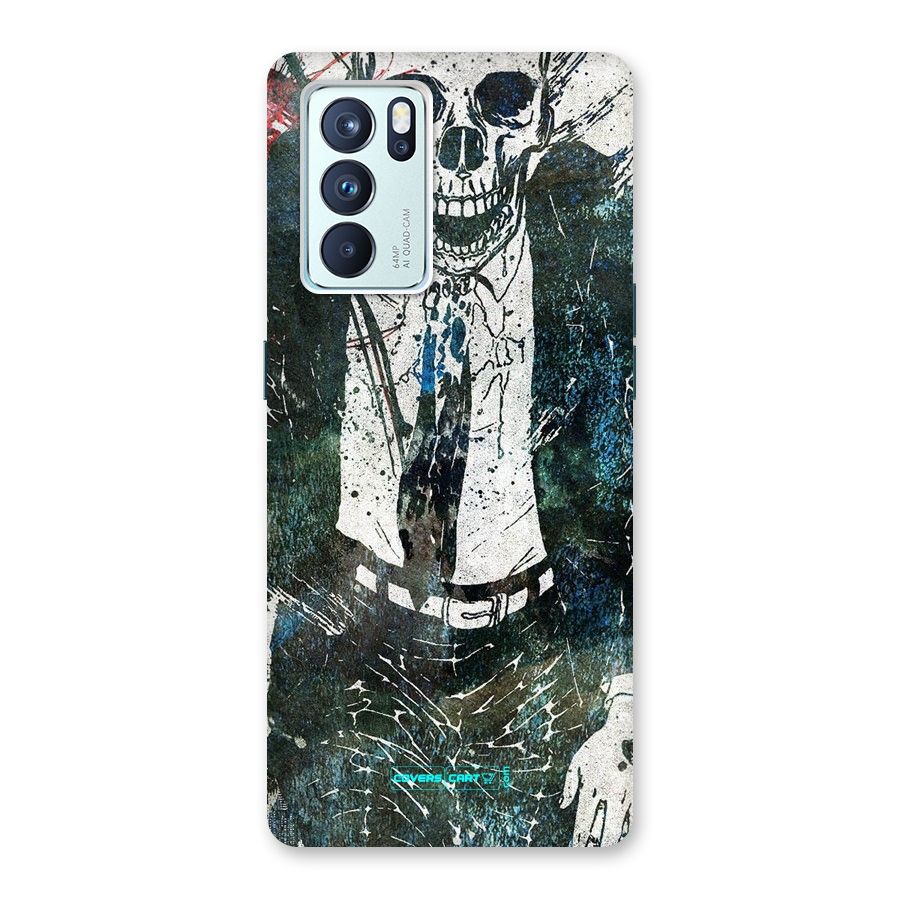 Skeleton in a Suit Back Case for Oppo Reno6 Pro 5G