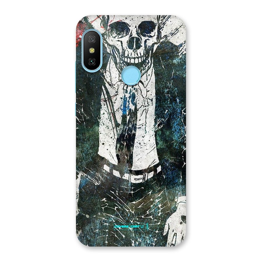 Skeleton in a Suit Back Case for Redmi 6 Pro
