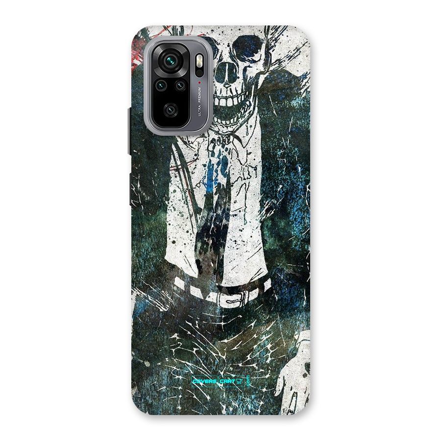 Skeleton in a Suit Back Case for Redmi Note 10