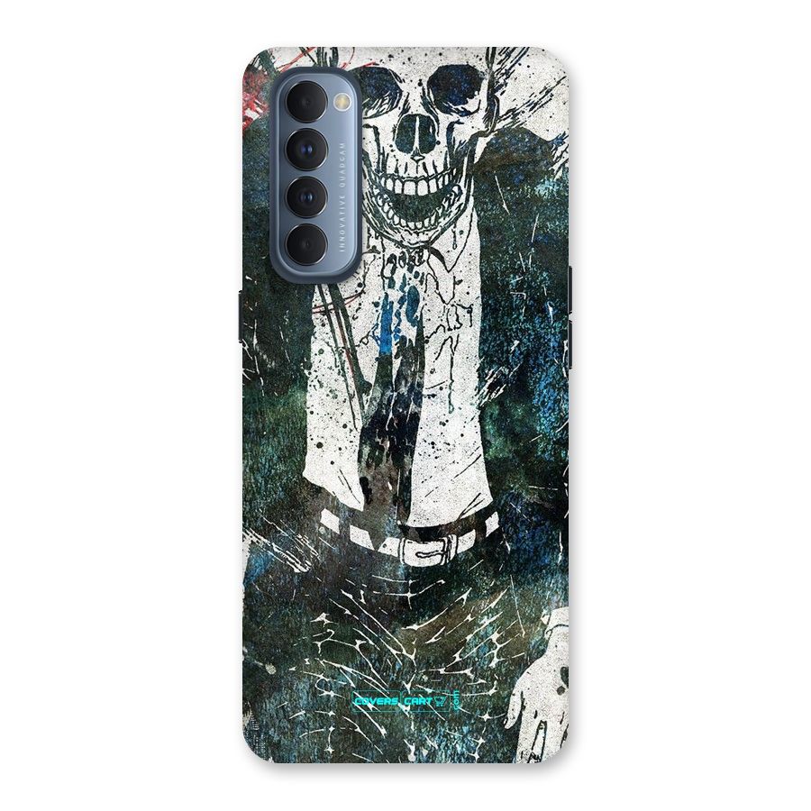 Skeleton in a Suit Back Case for Reno4 Pro