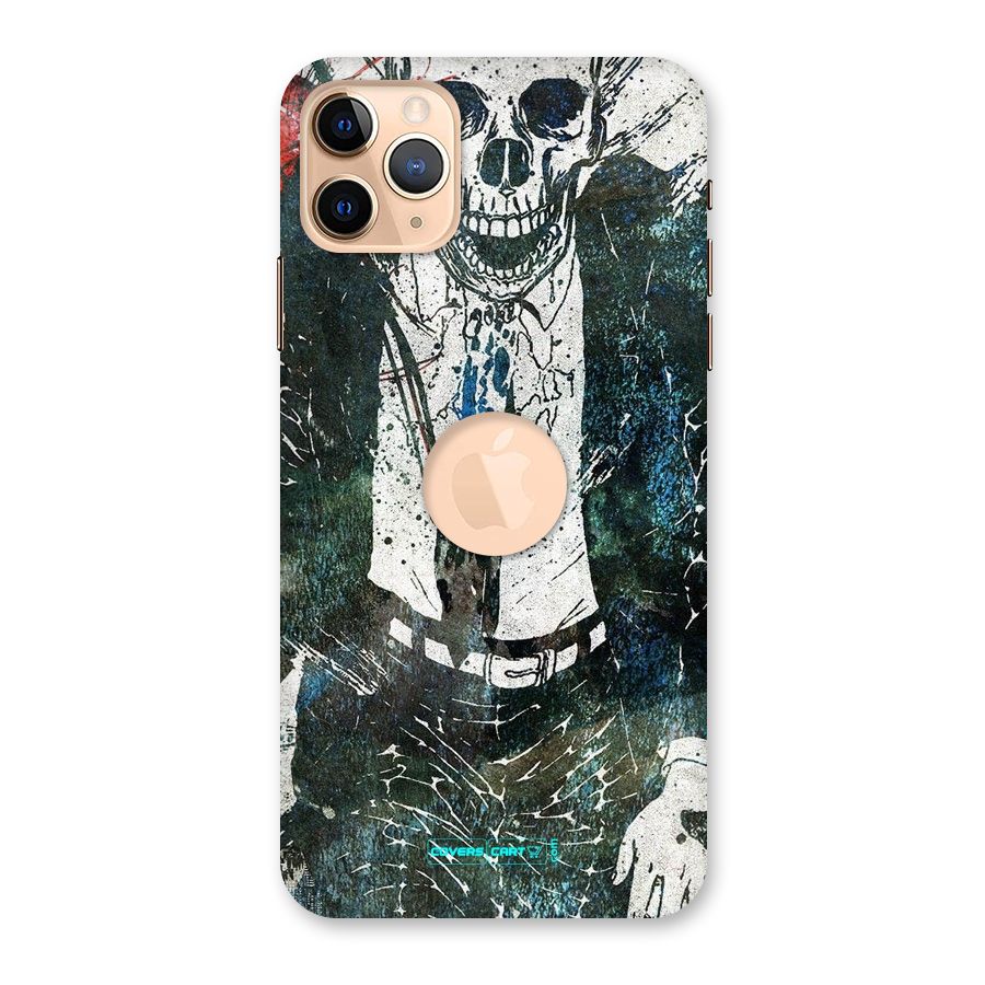 Skeleton in a Suit Back Case for iPhone 11 Pro Max Logo Cut