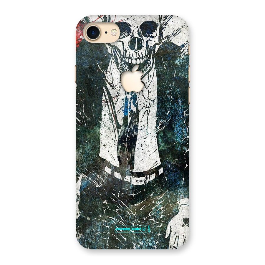 Skeleton in a Suit Back Case for iPhone 7 Apple Cut