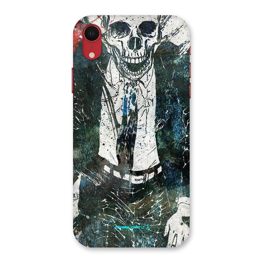 Skeleton in a Suit Back Case for iPhone XR
