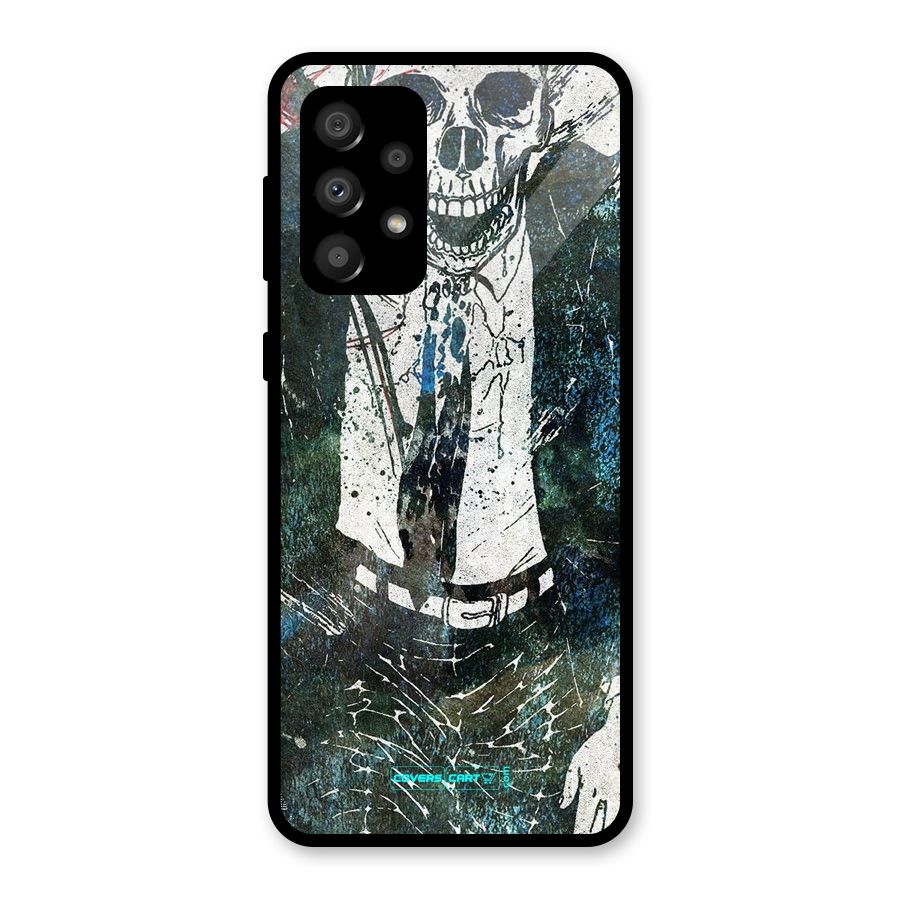 Skeleton in a Suit Glass Back Case for Galaxy A32
