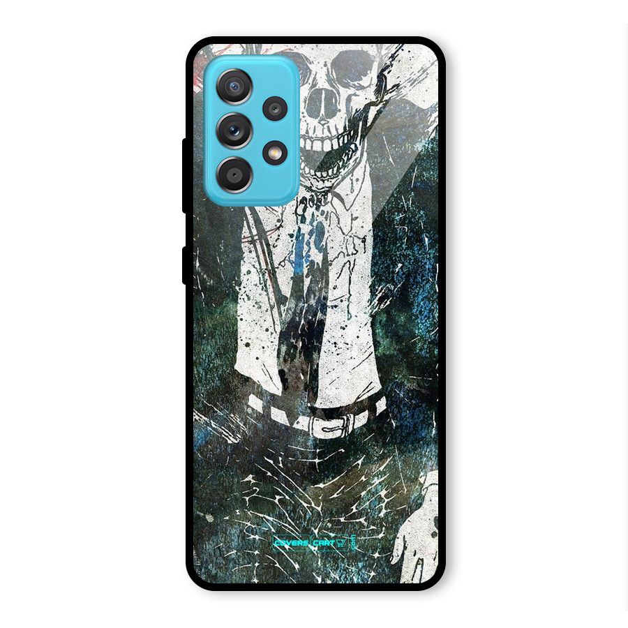 Skeleton in a Suit Glass Back Case for Galaxy A52s 5G