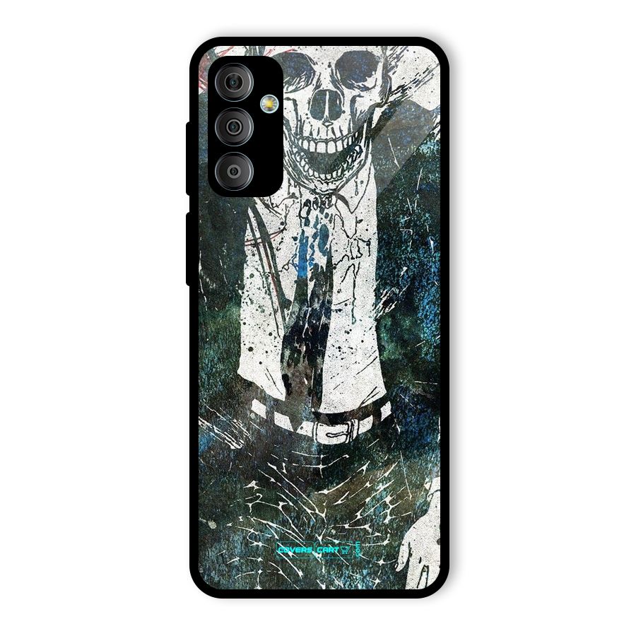 Skeleton in a Suit Glass Back Case for Galaxy F23